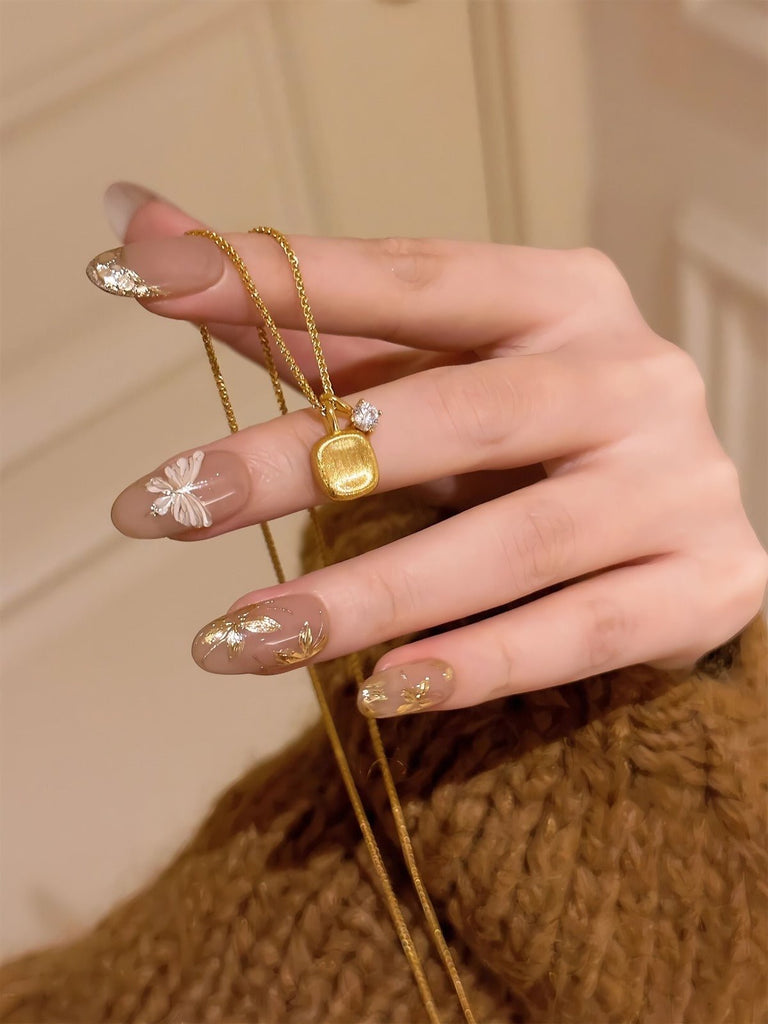 14K Forgyldt 925S Sølv Halskæde – Elegant & Minimalistisk Design - Lilla Villa