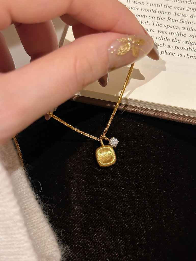 14K Forgyldt 925S Sølv Halskæde – Elegant & Minimalistisk Design - Lilla Villa