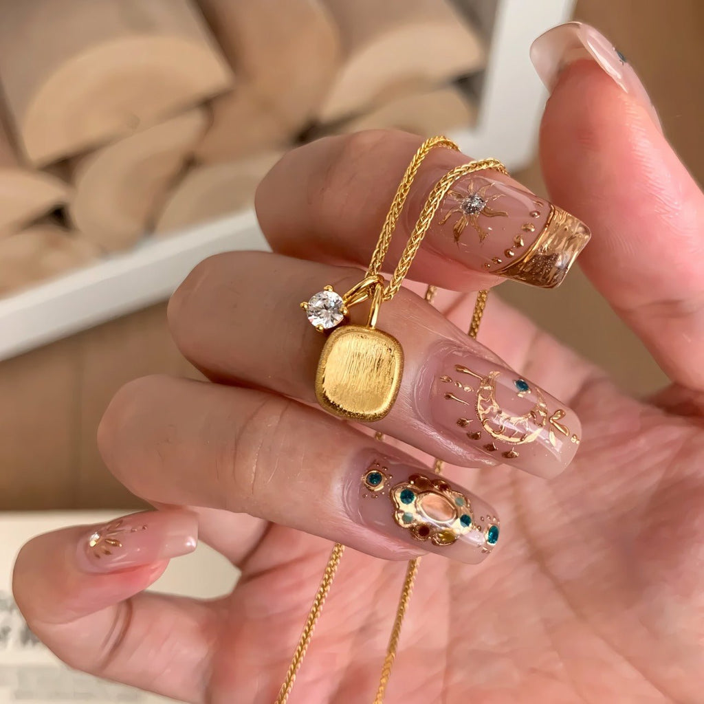 14K Forgyldt 925S Sølv Halskæde – Elegant & Minimalistisk Design - Lilla Villa