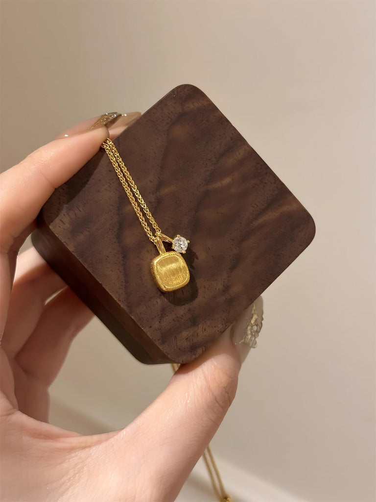 14K Forgyldt 925S Sølv Halskæde – Elegant & Minimalistisk Design - Lilla Villa