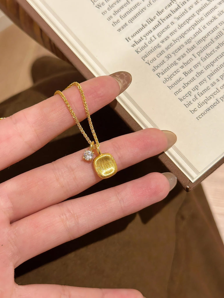 14K Forgyldt 925S Sølv Halskæde – Elegant & Minimalistisk Design - Lilla Villa