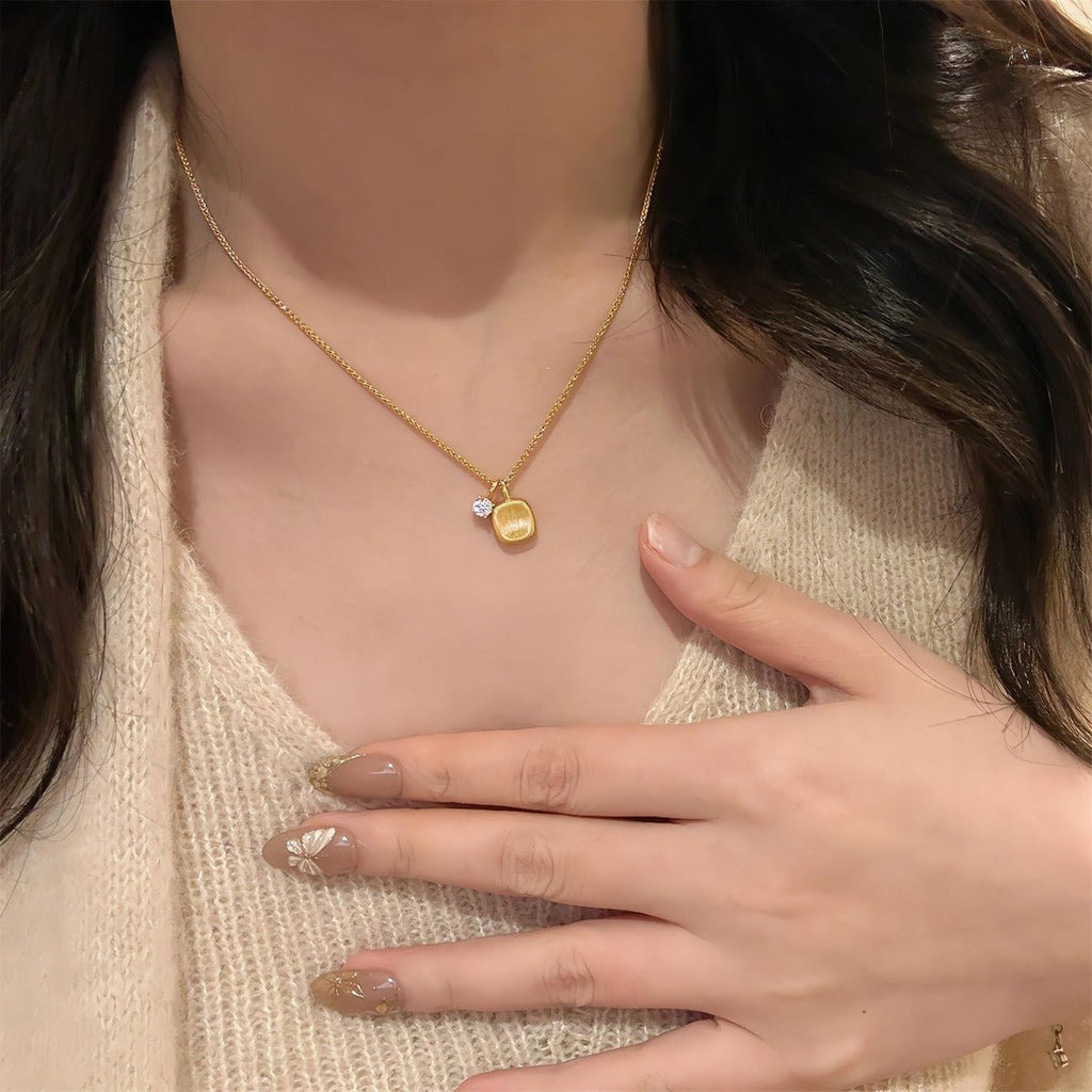 14K Forgyldt 925S Sølv Halskæde – Elegant & Minimalistisk Design - Lilla Villa