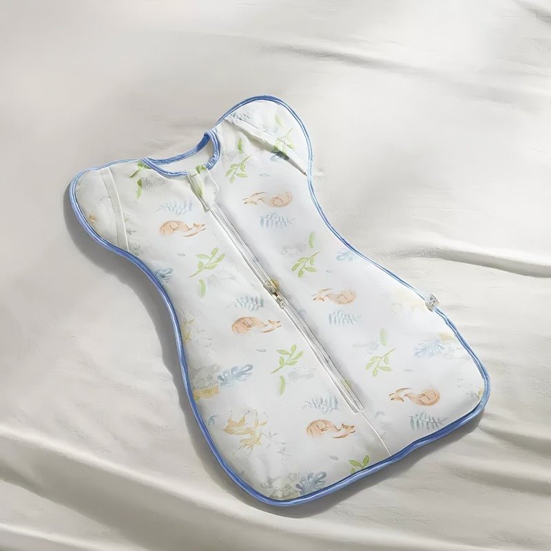 2 i 1 nyfødt babysvøb/baby sovepose str.(0 - 12.5kg.) til 15 - 25°C - ræv - Lilla Villa