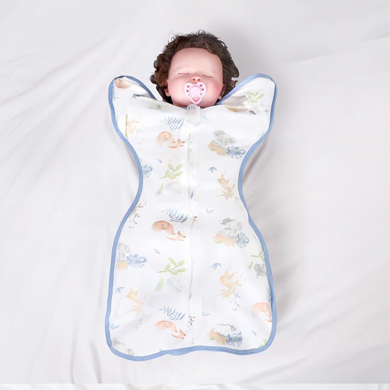 2 i 1 nyfødt babysvøb/baby sovepose str.(0 - 12.5kg.) til 15 - 25°C - ræv - Lilla Villa