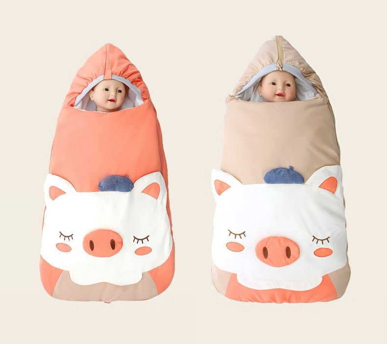 2 - i - 1 vinter babysvøb/baby sovepose/kørepose(Str.:0 - 12mdr.)med aftagelig polstring til 5 - 30°C - beige - Lilla Villa