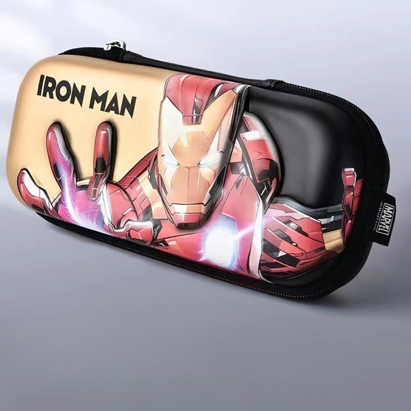 3D design iron man penalhus(uden indhold) til drenge - stort kapacitet til skoleartikler - Lilla Villa