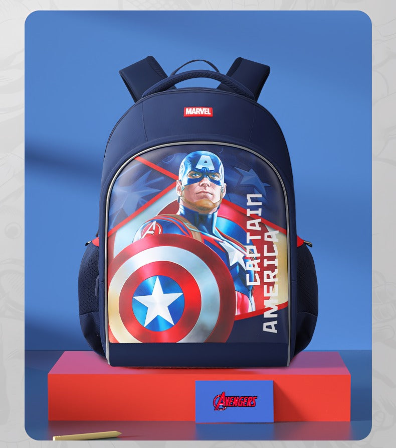 Disney Marvel Captain america skoletaske/børnerygsæk(40cm x 28cm x 17cm)
