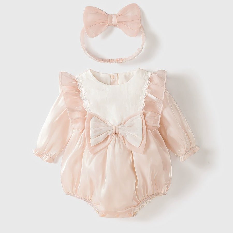 Baby Prinsesse body/Kjole med hårbånd(0 - 18 mdr.) - Lilla Villa