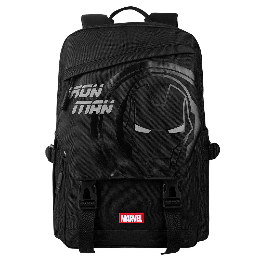 Iron - Man skoletaske børnerygsæk med stor kapacitet 28L(46cm x 33cm x 19cm) - Lilla Villa