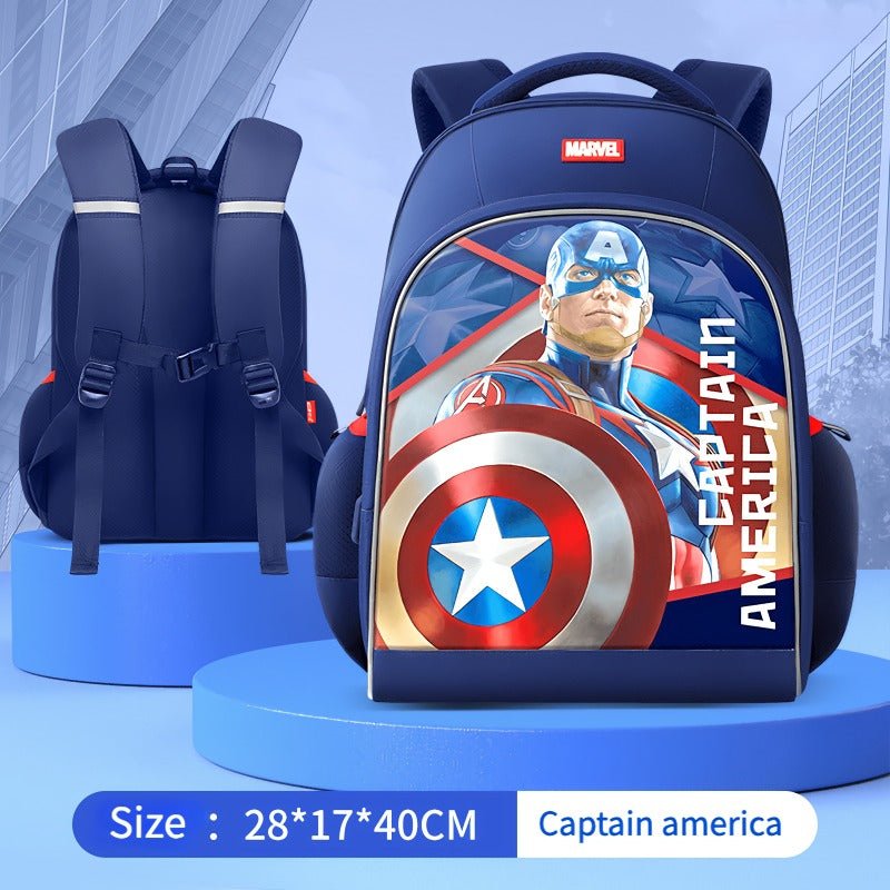 Marvel Captain america skoletaske/børnerygsæk(40cm x 28cm x 17cm) - Lilla Villa