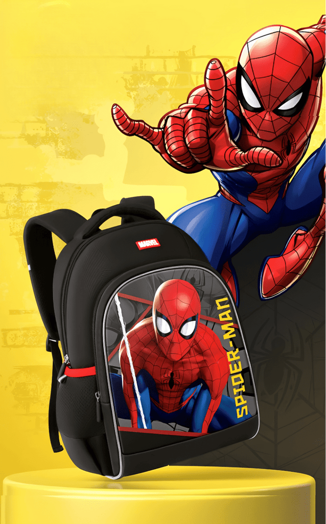 Marvel Spider - Man skoletaske/børnerygsæk(40cm x 28cm x 17cm) - Lilla Villa
