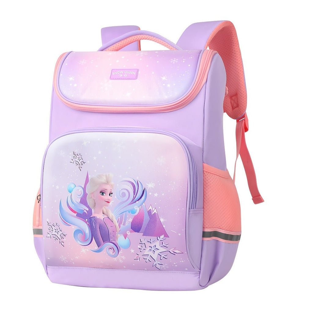 Snow queen frozen Elsa skole rygsæk til piger(41cm x 28cm x 20cm) - Lilla Villa