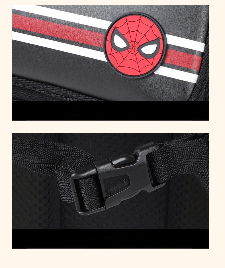 Spider - man rygsæk skoletaske til drenge (40cm x 29cm x 17cm) - Lilla Villa