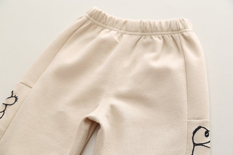 Trendigt pandatøjssæt(sweatshirt og bukser) til drenge og piger(1 - 6 år) - Lilla Villa